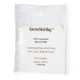 BAG, BODY WHT W/ID TAG ADLT (12/CS)