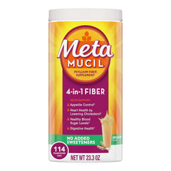 METAMUCIL, PDR UNFLAVORED 23.3OZ