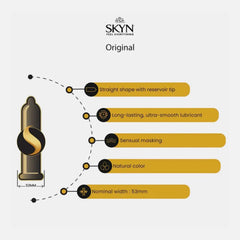 CONDOM, LIFESTYLE SKYN POLYISOPRENE LUB (12/BX)