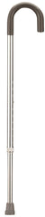CANE CURVED HANDLE ADJ ALUM D/S