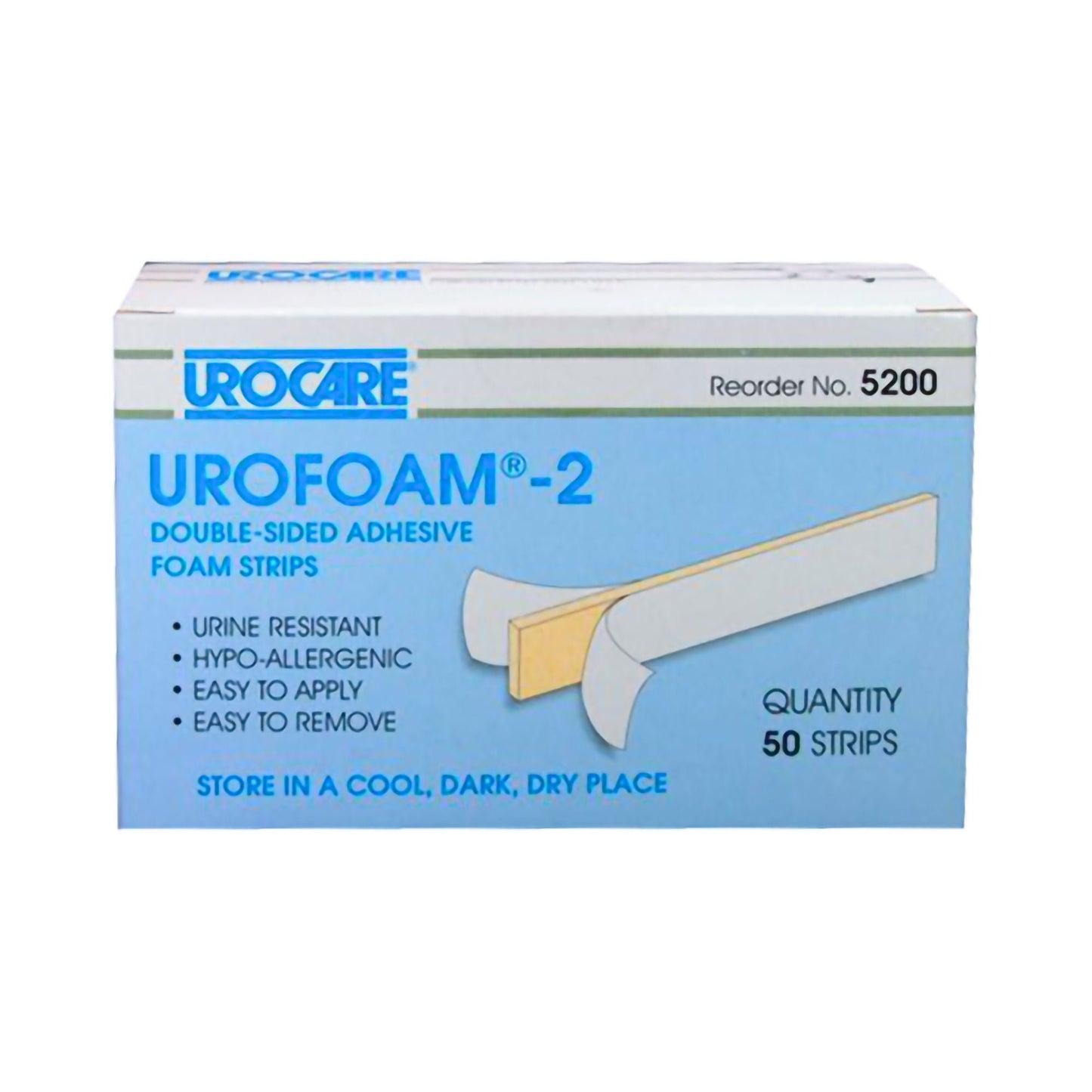 STRIP, FOAM ADH F/SECURE ML EXDBL SDE (50/BX)