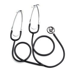 STETHOSCOPE, DUAL TEACH BLK (30/CS)