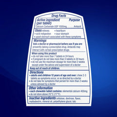 TUMS, TAB CHEW ULTRA 1000 ANTACID ASTD BERRIES (72/BT)