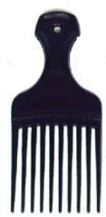PICK, HAIR MINI WIDE 2 1/4" BLK (576/CS)