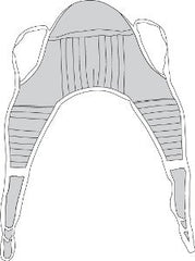 SLING, PATIENT LIFT PADDED LG