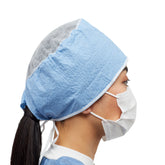 CAP, SURGEON LF UNIV BLU (100/BX 6BX/CS)