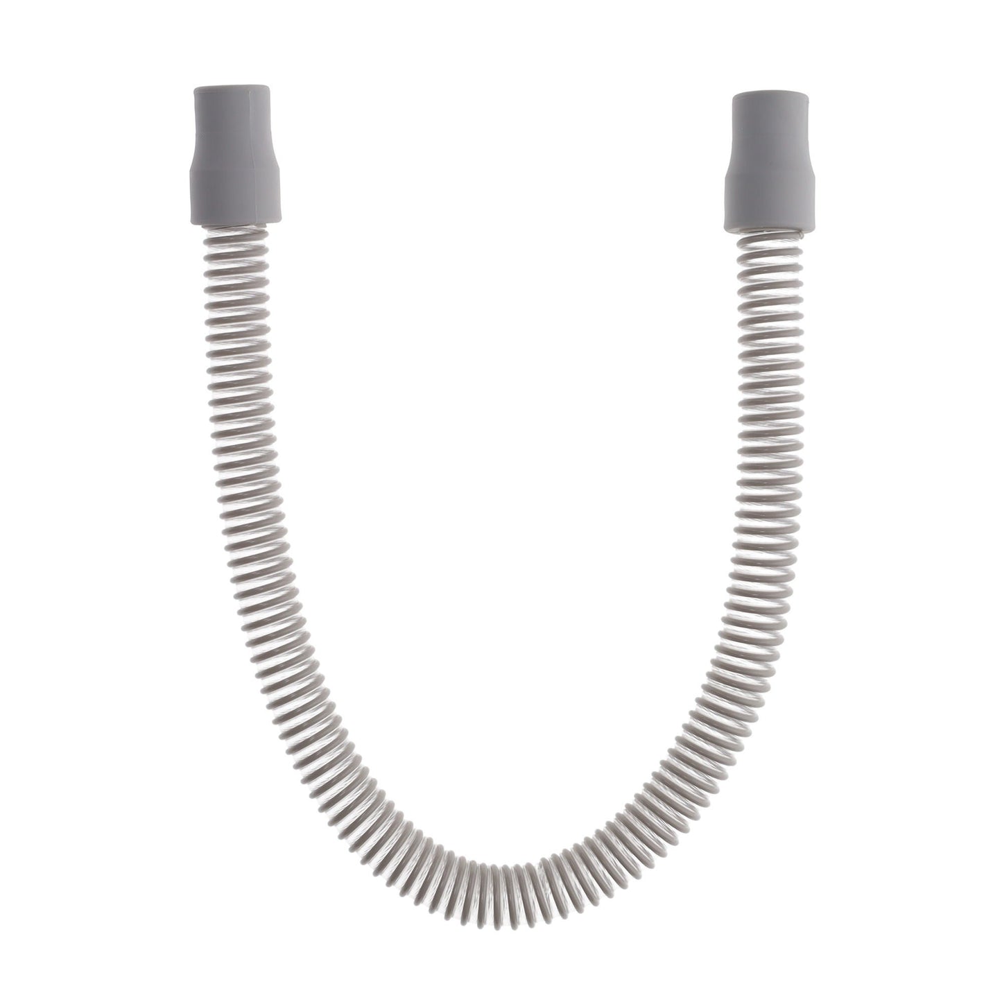TUBING, CPAP W/RUBBER CUFFS LT-WT GRY 2'