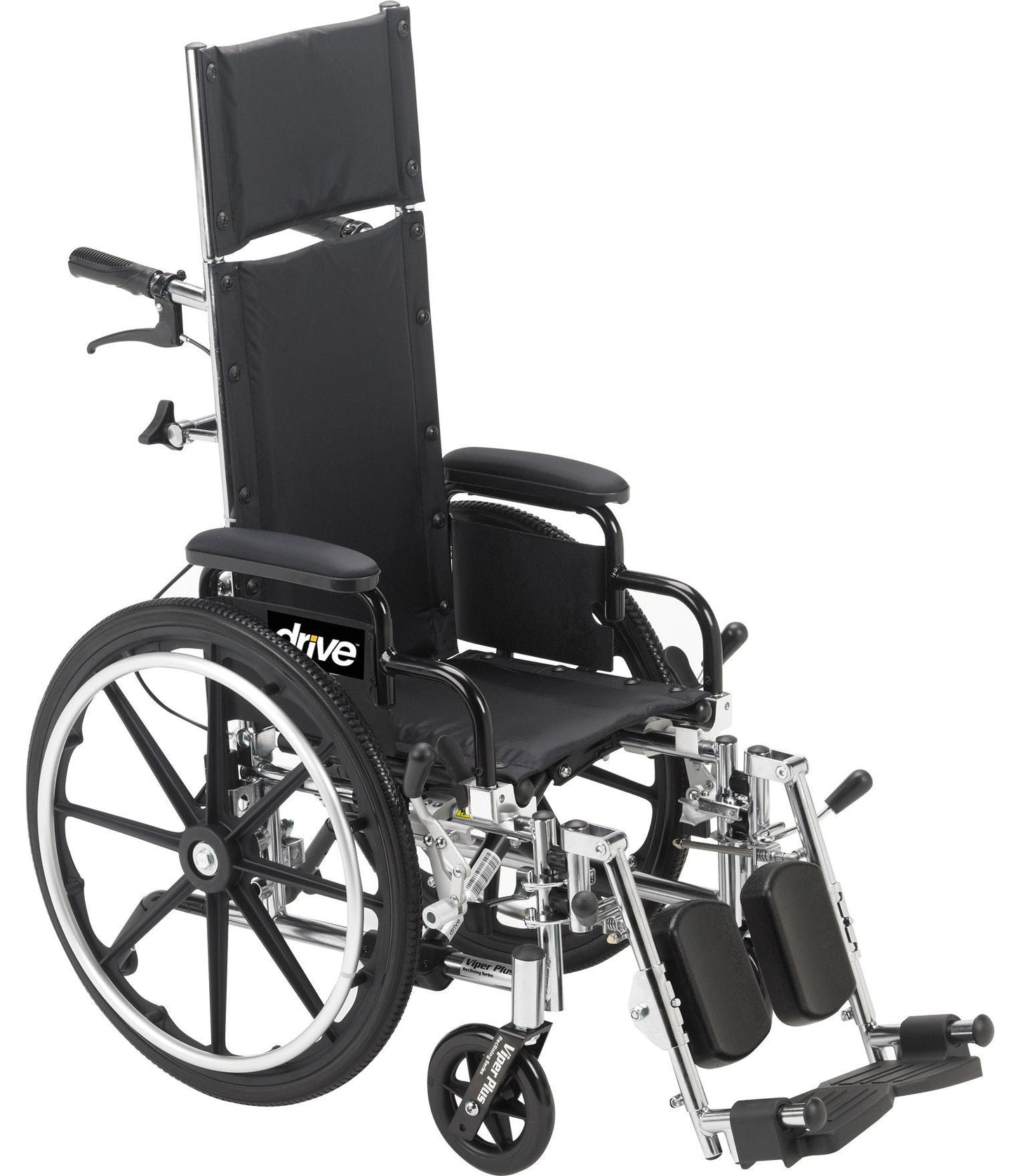 WHEELCHAIR, VIPER PLUS RECLINING LIGHTWEIGHT 14" W/LEG REST