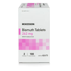BISMUTH, TAB 262MG 100X2 (100/BX 12 BX/CS)