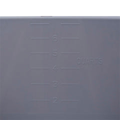 BASIN, WASH GRAPHITE RECTANGLE7QT (50/CS)