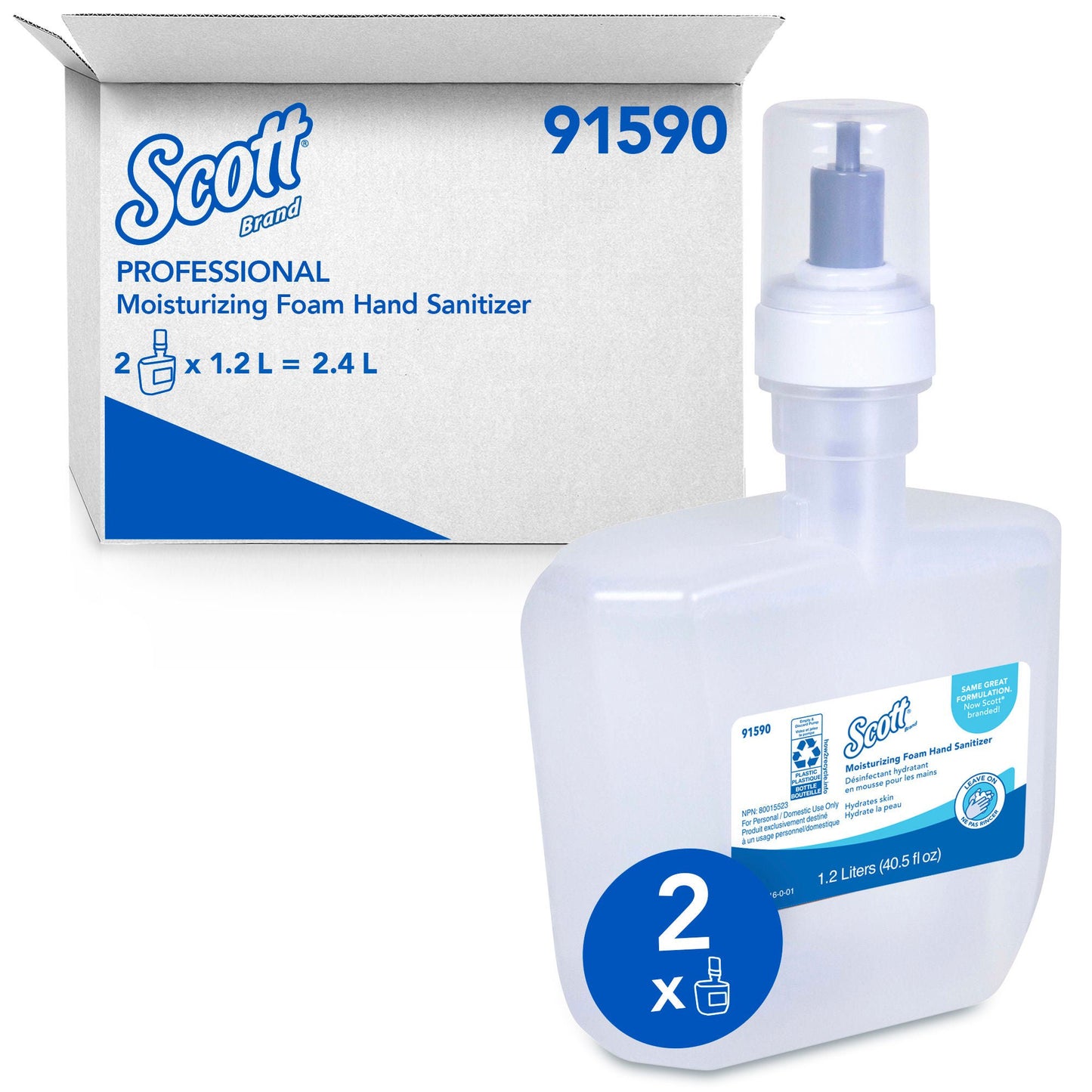 SANITIZER, HAND FOAM 1200ML (2/CS) KIMCLK