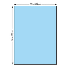 DRAPE, BASICS STR LG 55"X76" (52/CS)