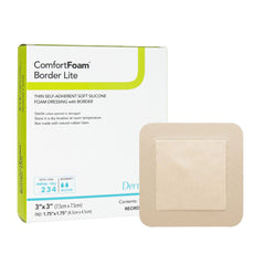 DRESSING, COMFORT FM BRDR LITE3X3 (10/BX)