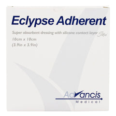 DRESSING, WOUND ECLYPSE ADH SUPER ABSRB 3.9X3.9 (10/BX)