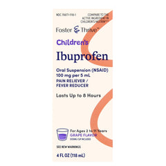 IBUPROFEN, SUSPN ORAL FT CHLD GRAPE 4OZ