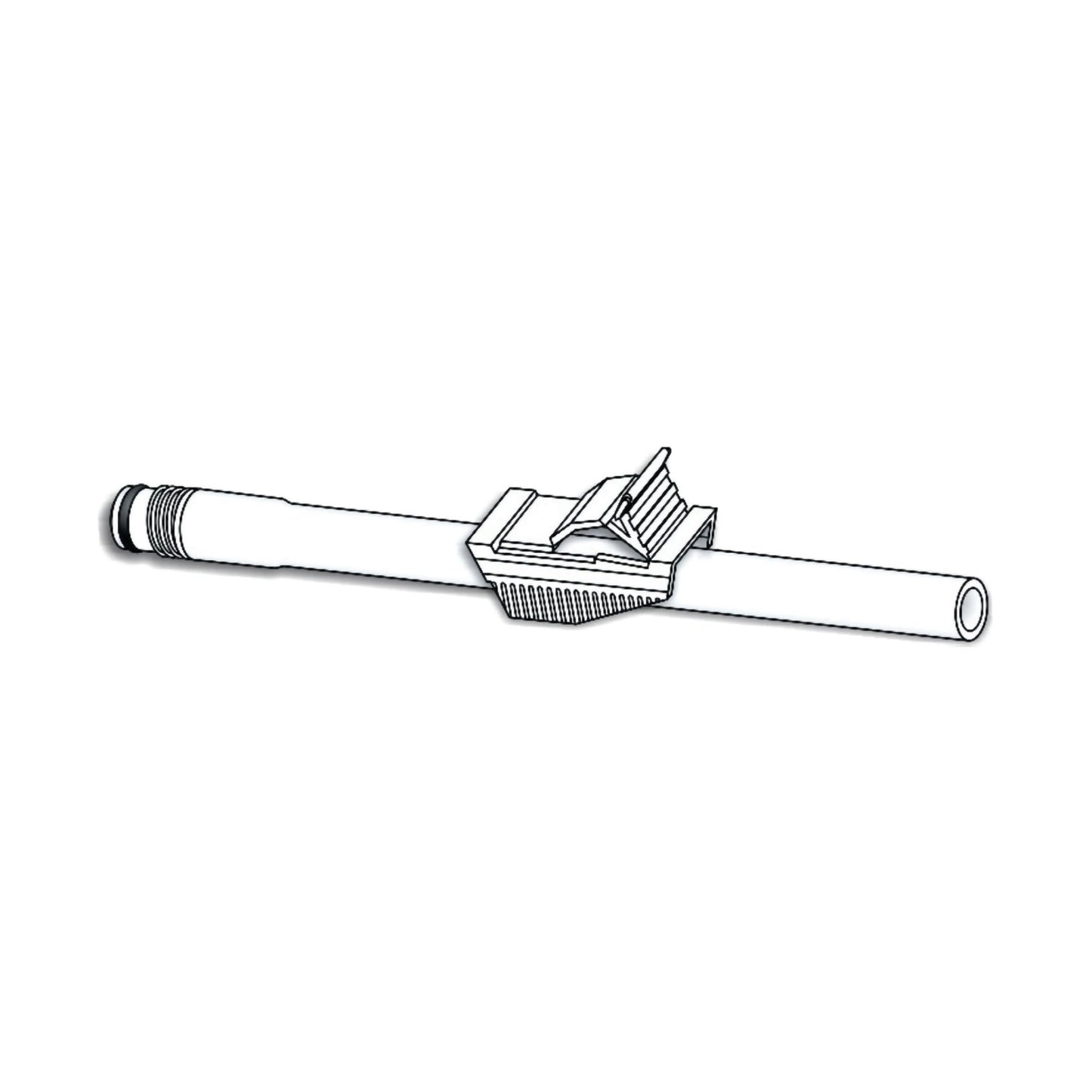 CLAMP, THUMB F/LEG BAG 2POSITION DEHP/LF WHT (10/BX)
