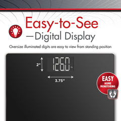 SCALE, DIGITAL SMARTHEART WIDEPLATFORM (4/CS)