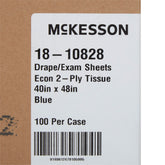 SHEET, DRAPE 2PLY ECON BLU 40X48 (100/CS)