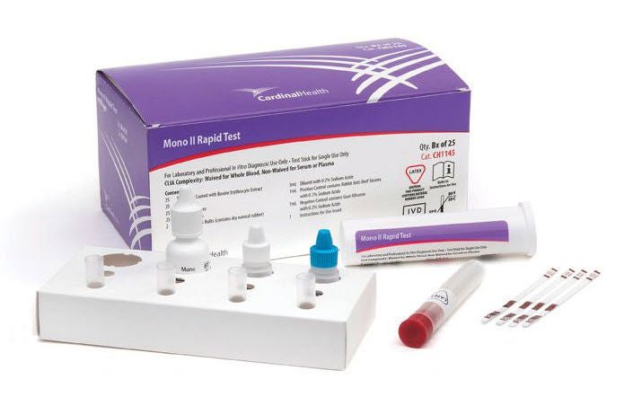 TEST KIT, MONO II RAPID TEST (25/KT 18KT/CS)