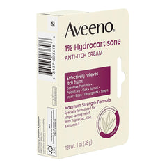 AVEENO, CRM NAT HYDROCORTISONEANTI-ITCH 1OZ