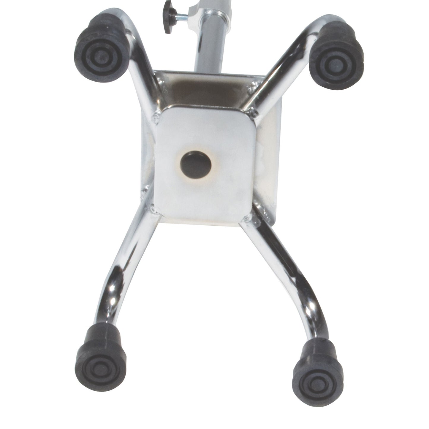 CANE, QUAD ADJ LG BASE SILVER (4/CS)