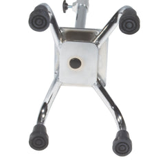 CANE, QUAD ADJ LG BASE SILVER (4/CS)