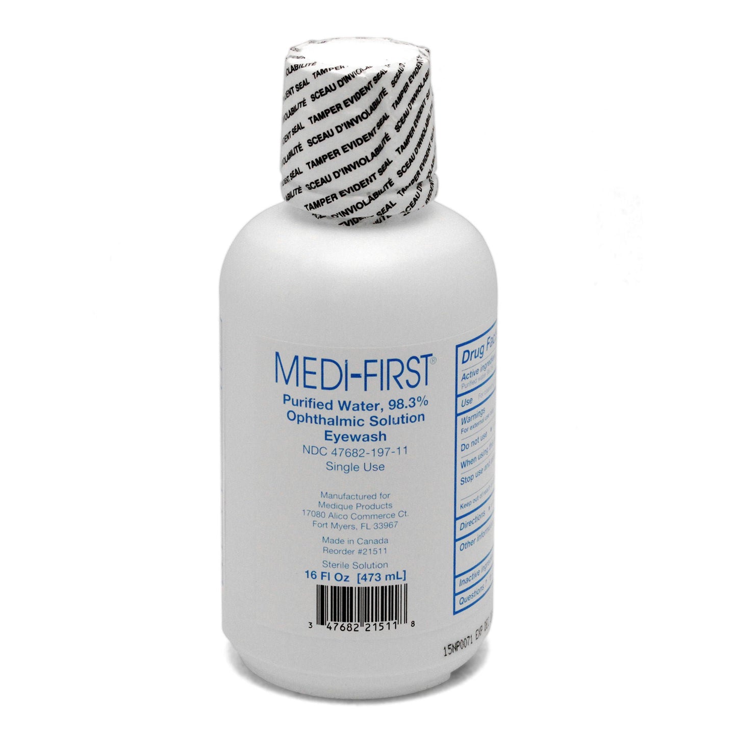 SOLUTION, EYEWASH 16OZ