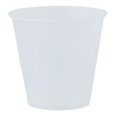 CUP, PLAS TRANSLUCENT 5OZ (100/BG 25BG/CS)