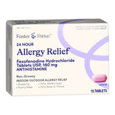 FEXOFENADINE, TAB FT SM 180MG (15/BX)
