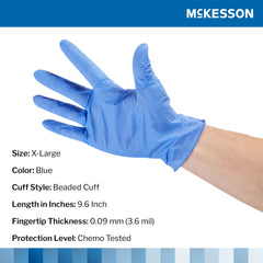 GLOVE, EXAM NTRL XL N/S CHEMO 3.5C (180/BX 10BX/CS)