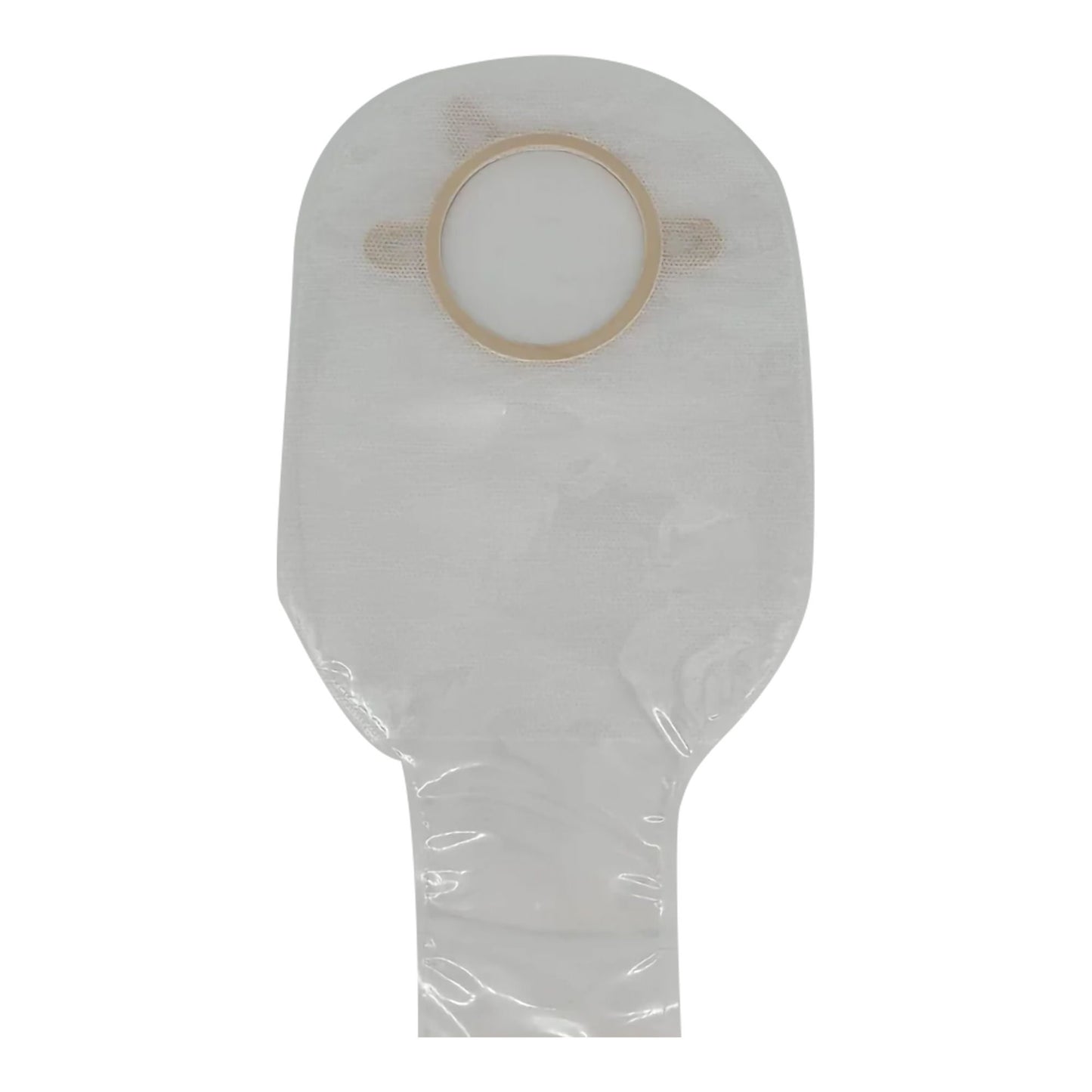 POUCH, OST 2PC DRN FLNG BELT TAB TRNSPRNT 12" (10/BX 8BX/CS)