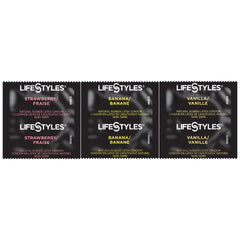 CONDOM, LIFESTYLES ASTD FLAVOR(1008/CS)