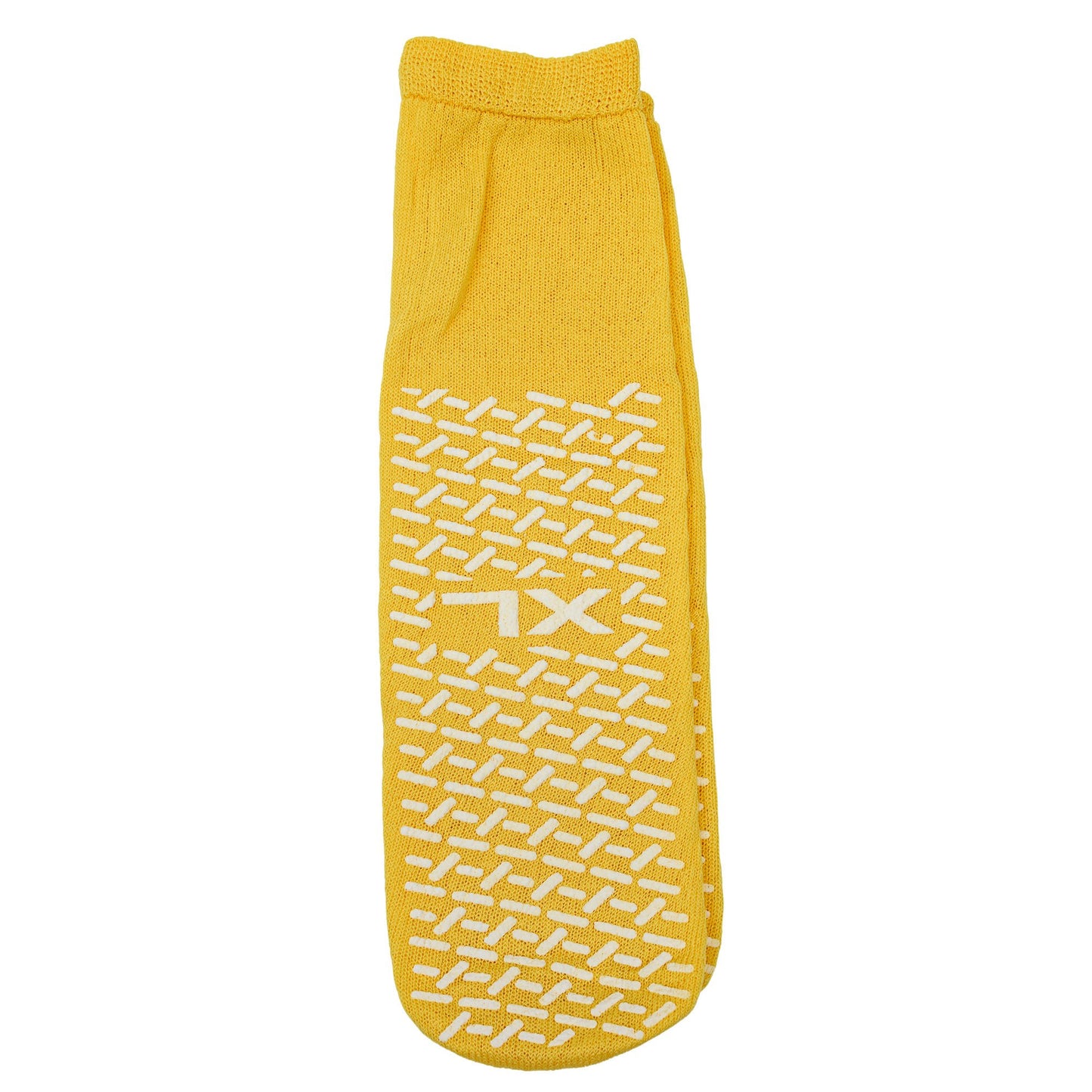 SLIPPER, PATIENT AT RISK DBL TREAD YLW XLG (48PR/CS)