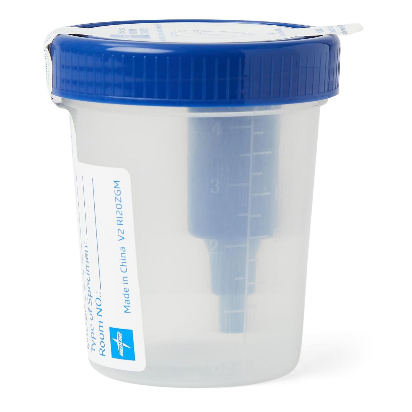 CONTAINER, SPECIMEN NDL IN TOPPORT ACCESS 4OZ (250/CS)