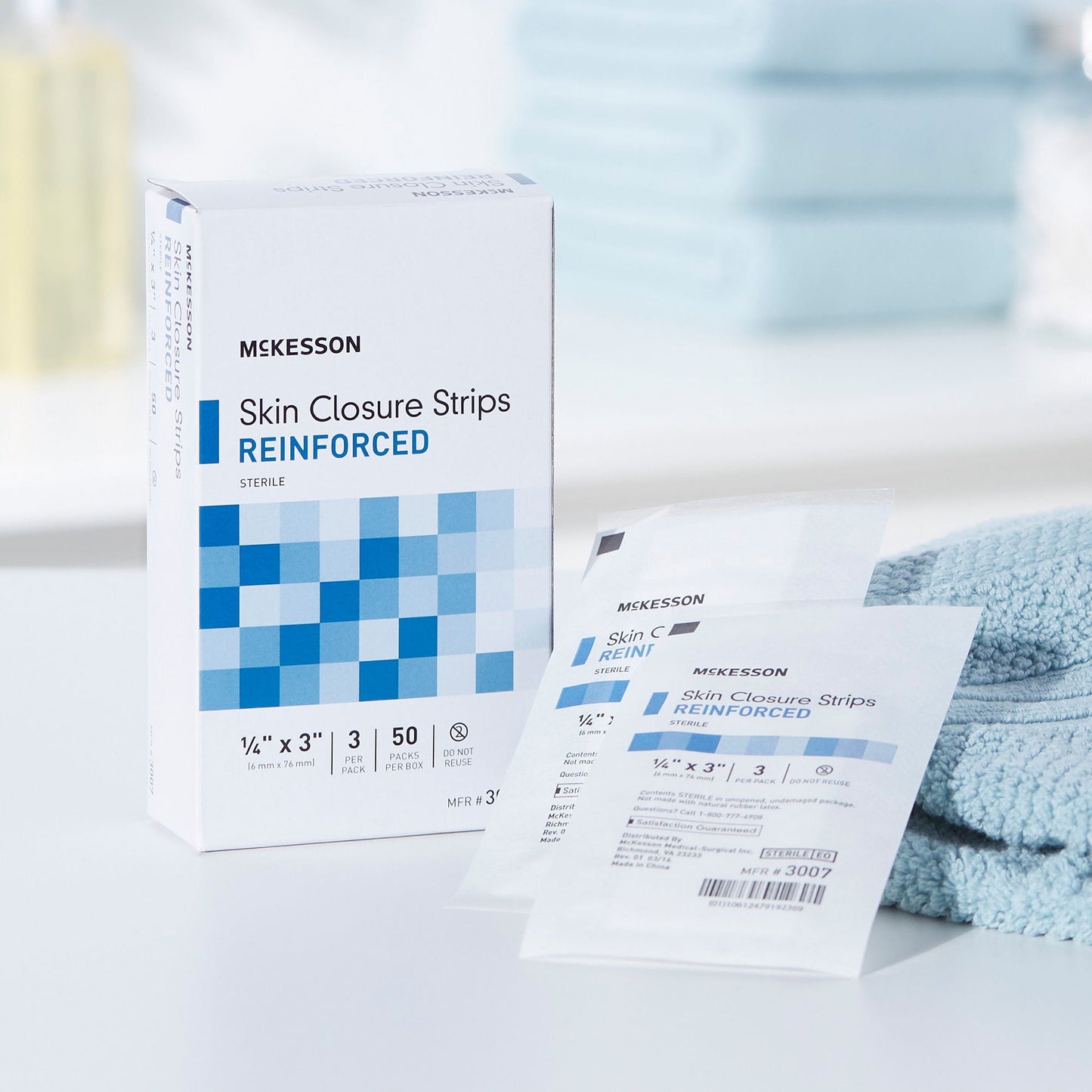 CLOSURE, SKIN REINF LF 1/4X3" (3/PK 50PK/BX 4BX/CS)