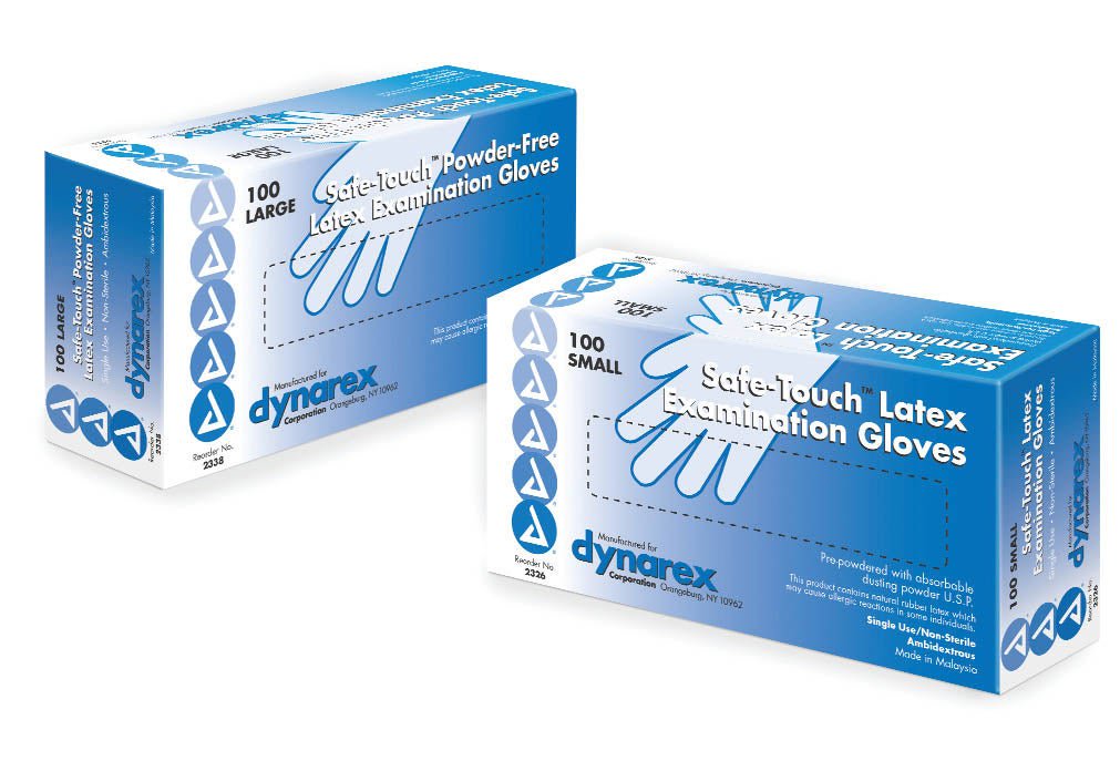 GLOVE, EXAM LTX SM N/S (100/BX10BX/CS)
