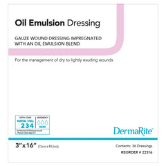 DRESSING, OIL EMULSION NON-ADHERENT 3"X16" (36/BX)