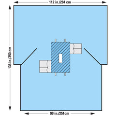 DRAPE, SPINE UNIV STR 112X99X138 (8/CS)