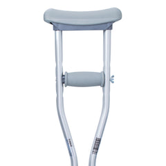 CRUTCH, ALUM PUSH BUTTON ADJ PED 175LB (10PR/CS)