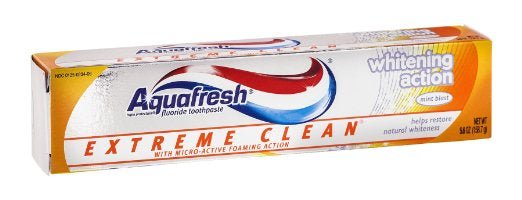 TOOTHPASTE, AQUA FRESH XTREME CLN WHTNG 5.6OZ