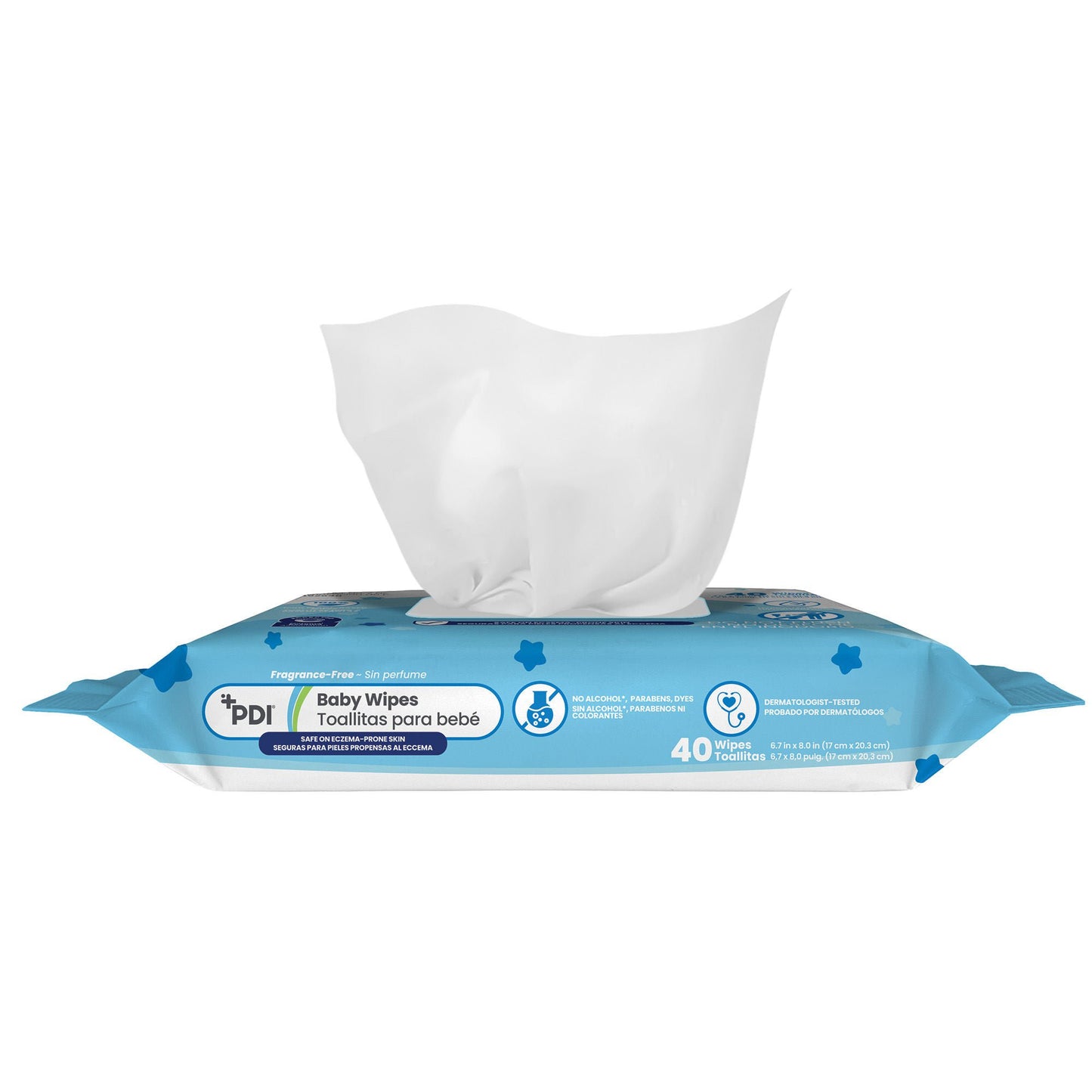 WIPE, BABY PDI UNSCENTED (40/PK 12PK/CS)