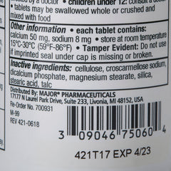 DOK, TAB 100MG DOCUSATE SODIUM(100/BT)