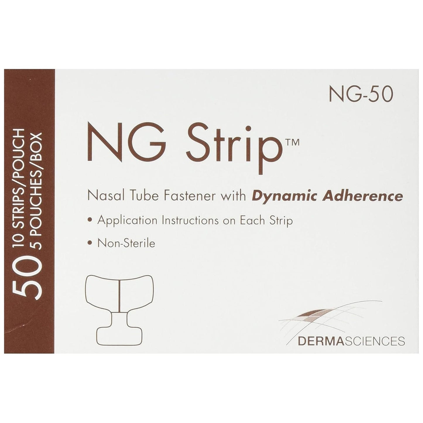 FASTENER, NASAL TUBE (10/PK 5PK/BX) DERSCI