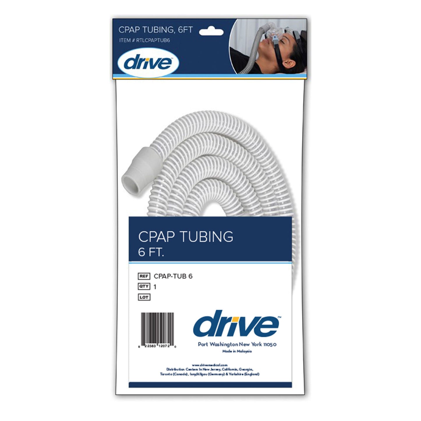 TUBING, CPAP ECONOMY 6' (90/CS)