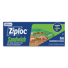 BAG, SANDWICH ZIPLOC STORAGE (50/BX 12BX/CS)