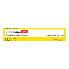 LIDOCAINE, CRM 4% 30GM