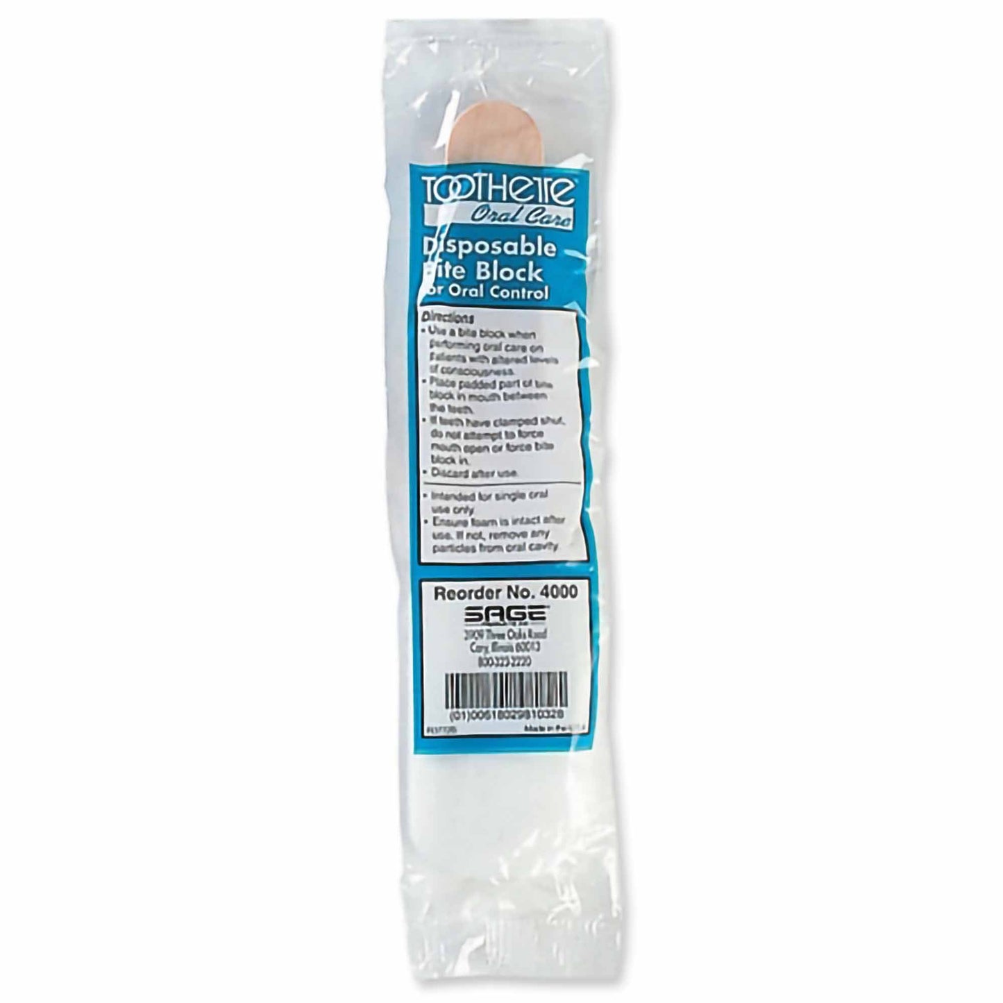 BLOCK, BITE ADLT IND WRAP (144/CS)