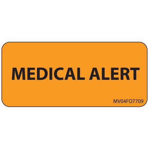 LABEL MEDICATION ADDED 420/EA 2.25X1 FL ORANGE
