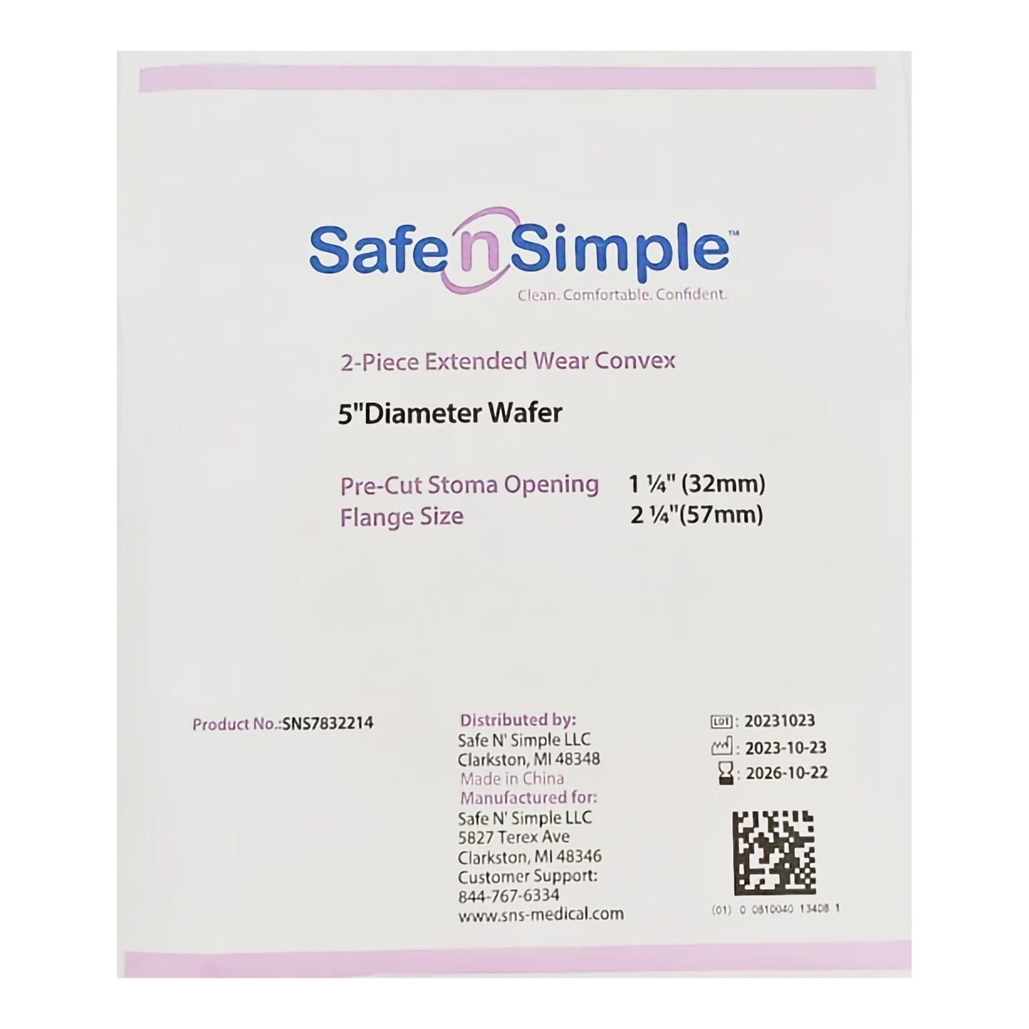 BARRIER, OSTOMY 2PC EXT TAPE COLLAR BGE 2 1/4" (5/BX 8BX/CS
