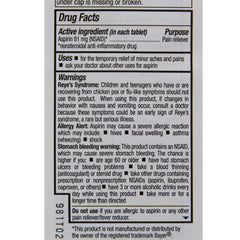 ASPIRIN, TAB ENTERIC LOW DOSE 81MG (120B/BT 12BT/CS)